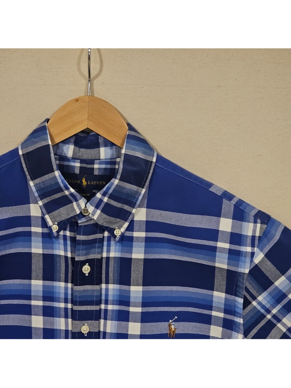 Ralph Lauren Short Sleeve Slim Fit Button Down L